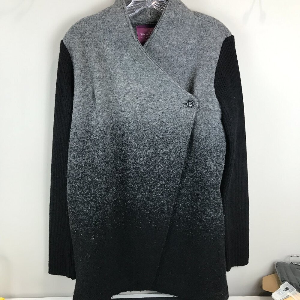Saville Row London Wool Blend Coat, Size M